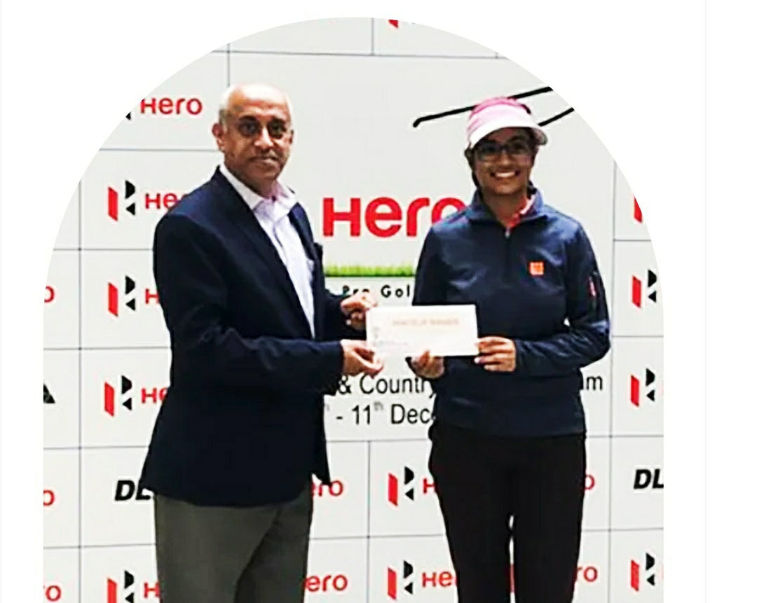Kriti Chowhan finishes back to back top 10 on Hero Women Professional Golf Tour 2020.