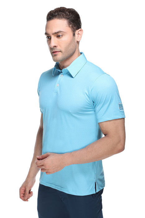 Polo T-shirt in Blue