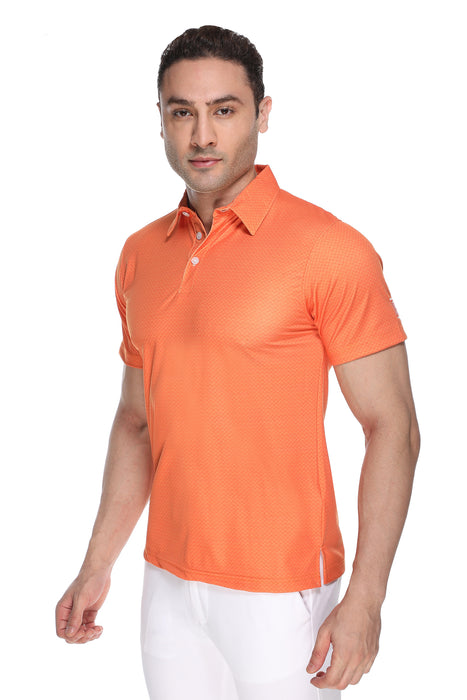 Polo T-shirt in Orange