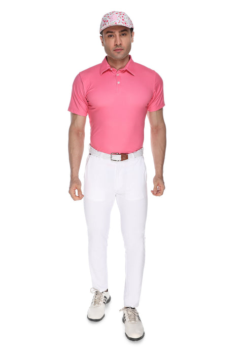 Polo T-shirt in Light Pink